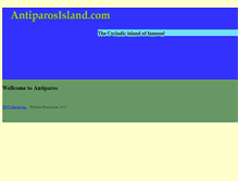 Tablet Screenshot of antiparosisland.com